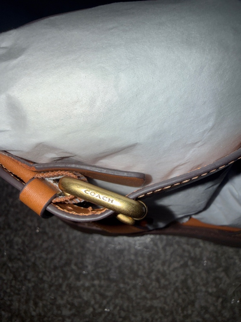 Coach Brown Leather Platform Gladiator Sandals with Gold-Tone Hardware - Picture 8 of 10